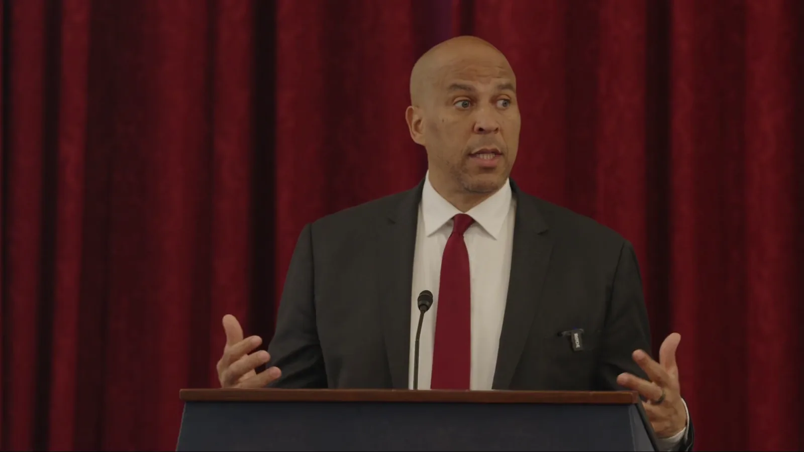 Keynote speaker at the 2025 Robert F. Kennedy Human Rights Award Ceremony, captured for the live stream